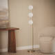Image de Lampadaire Métal et Verre Moonlight Brass 3 Spots
