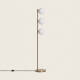Image de Lampadaire Métal et Verre Moonlight Brass 3 Spots