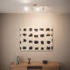 Image de Plafonnier Orientable Bois et Métal 4 Spots Albus