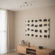 Image de Plafonnier Orientable Bois et Métal 4 Spots Albus