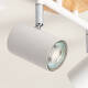 Image de Plafonnier Orientable Bois et Métal 4 Spots Albus