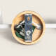 Image de Plafonnier Orientable Bois et Métal 4 Spots Albus