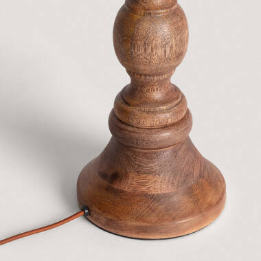 Image of Anand Wooden Table Lamp ILUZZIA 