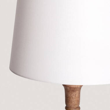 Image of Anand Wooden Table Lamp ILUZZIA 