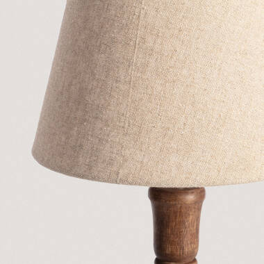 Image of Anand Wooden Table Lamp ILUZZIA 