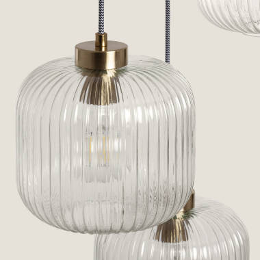 Image of Wilde Tri Glass Pendant Lamp 