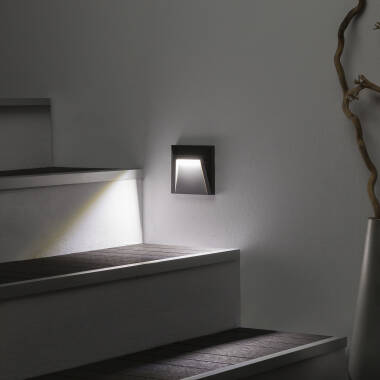 LED-Wegeleuchte Oberfläche Clover IP65 1,5W Grau