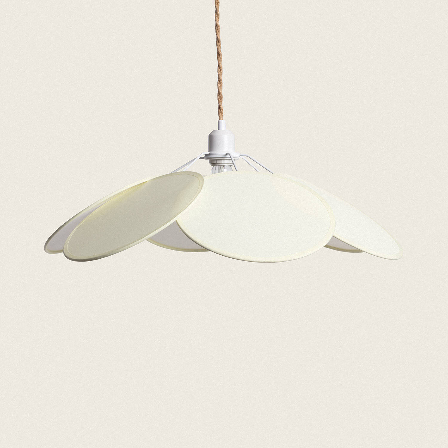 Lampa Wisząca z Tkaniny Kabuki - widok 2