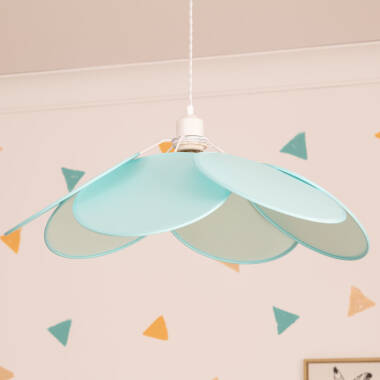 Lampa Wisząca z Tkaniny Kabuki