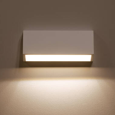 Bild von LED-Wandleuchte Außen 3W Oberfläche Rechteckig Weiß Valeta