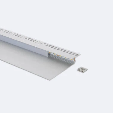 Profilé Aluminium Intégration Plâtre/Placo pour Ruban LED jusqu'à 12 mm
