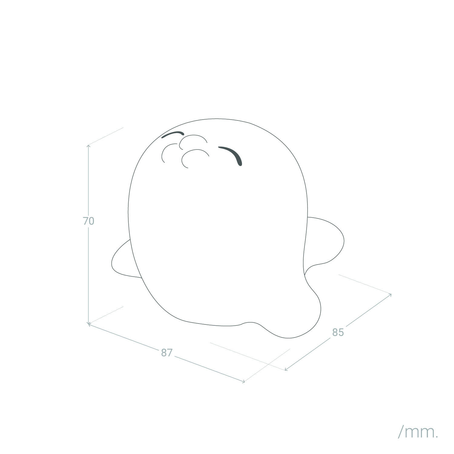 Lampka Nocna Dla Dzieci LED Foka RGB Silikonowa IP67 - widok 3