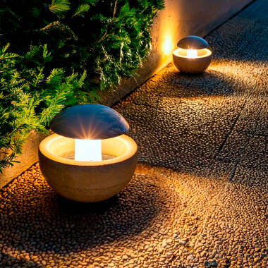 Lampa Ogrodowa Zewnętrzna z Cementu Ovinta