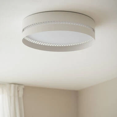 Plafoniera LED da 30 W in Acciaio Walital S