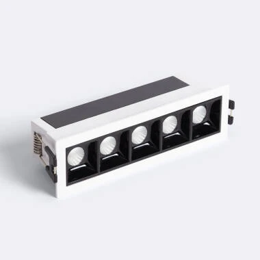 Design 7W Recessed Optic CRI90 Linear LED Spotlight 140x35 mm Cut Out
