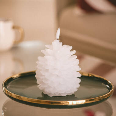 Konggle Natural Wax LED Candle Battery Operated
