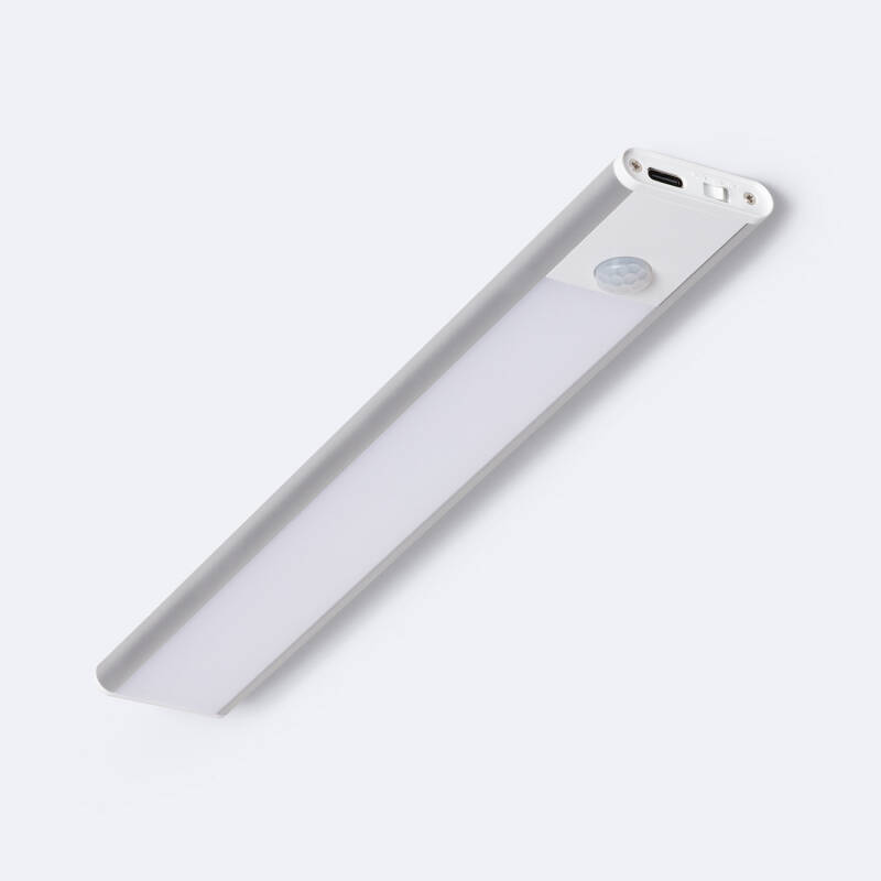 Image de Barre LED 25cm avec Détecteur de Mouvement et Batterie Rechargeable USB C