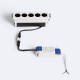 Afbeelding van LED Lineaire Inbouwspot 7W Catyo CRI90 Snede 140x35 mm