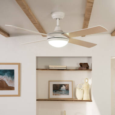 Image of Navy Silent Ceiling Fan with DC Motor 132cm 