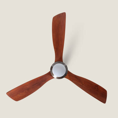 Image de Ventilateur de plafond silencieux Forest Marron 132cm Moteur DC