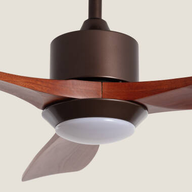 Image de Ventilateur de plafond silencieux Forest Marron 132cm Moteur DC