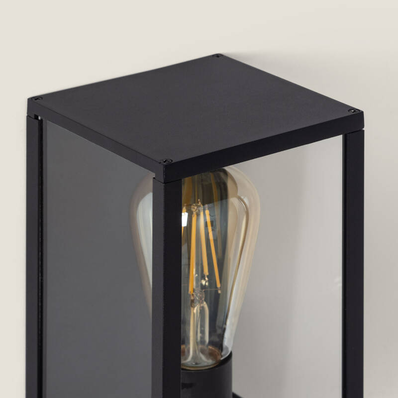 Image of Atrium Aluminium & Glass Outdoor Wall Lamp