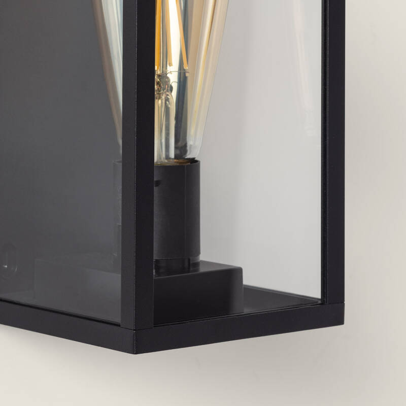 Image of Atrium Aluminium & Glass Outdoor Wall Lamp