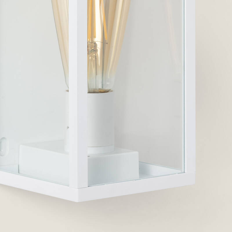 Image of Atrium Aluminium & Glass Outdoor Wall Lamp
