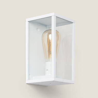 Atrium Aluminium & Glass Outdoor Wall Lamp