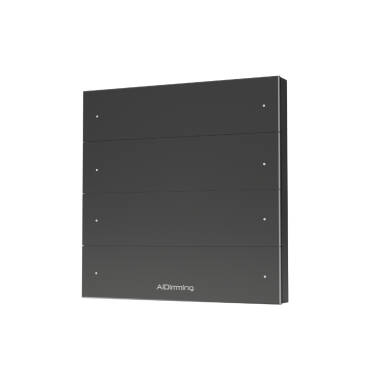 Panneau Gestion de Scènes DALI AIDimming PE-MC8P avec 8 Boutons Tactiles en Aluminium