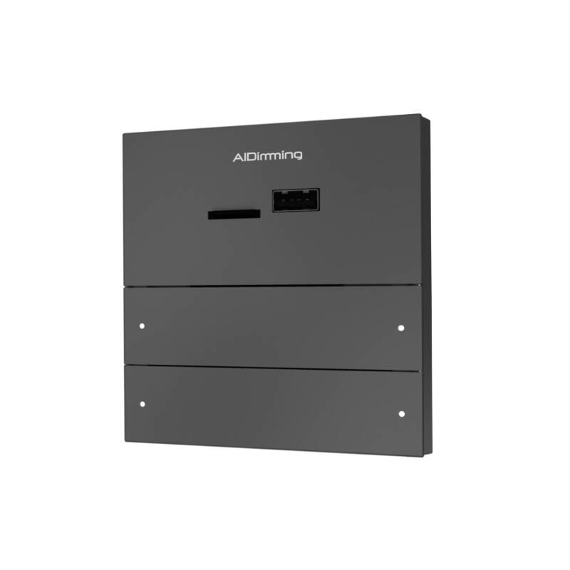 Afbeelding van DALI Scènepaneel met 4 Touch Toetsen in Aluminium