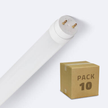 Pack de Tubes LED T8 G13 en Verre 150 cm Connexion Unilatérale 22W 120lm/W (10 unités)