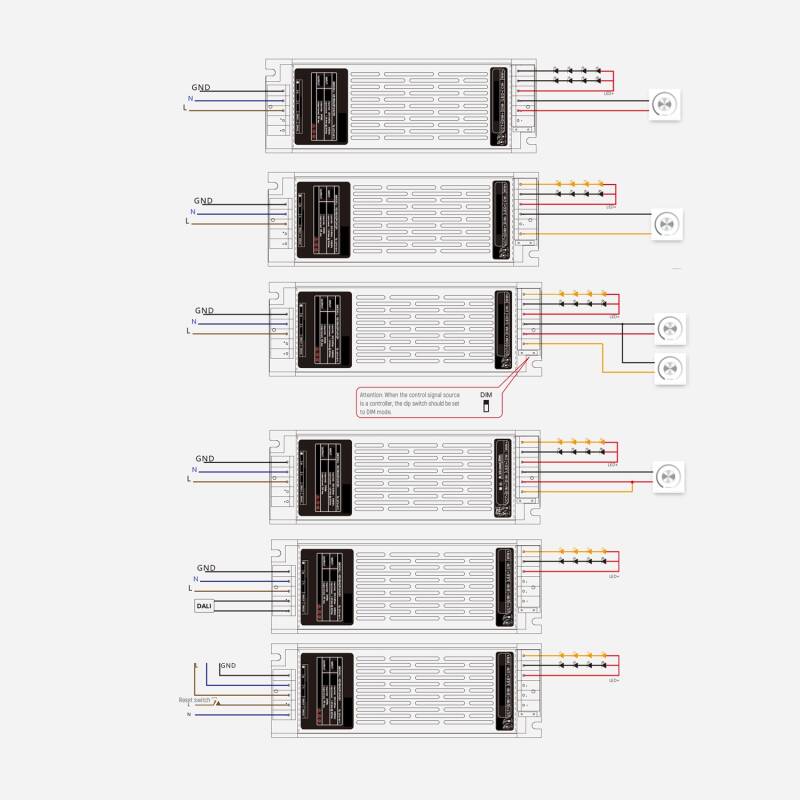 Afbeelding van Voeding 24V DC Dimbaar DALI/PUSH/0-10V