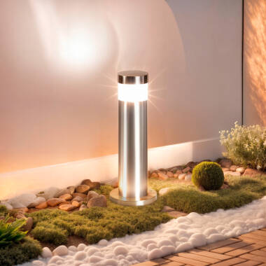 5W Inti Stainless Steel Solar Outdoor Bollard 30cm