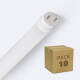 Immagine di Pack 10 Tubi LED T8 G13 60 cm 9W 120lm/W Connessione Unilaterale Vetro