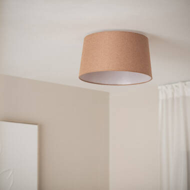 Image of Genoveva Linen Ceiling Lamp 