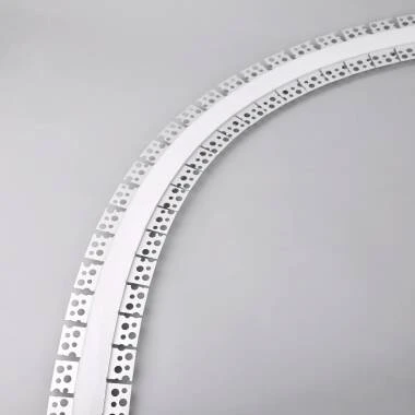 Profilé Aluminium Flexible Intégration Plâtre/Placo pour Rubans LED jusqu'à 20 mm