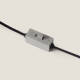 Image de Plafonnier LED Carré Aluminium Slim 24W CCT Sélectionnable Galán 280x280 mm SwitchDimm