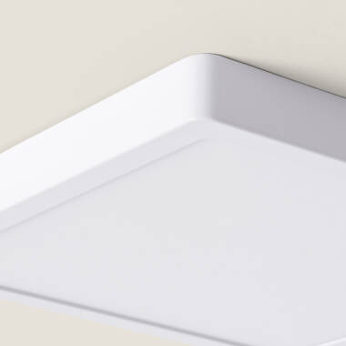 Image of 24W Galan Aluminium CCT Selectable SwitchDimm Slim Square LED Surface Lamp 280x280 mm 