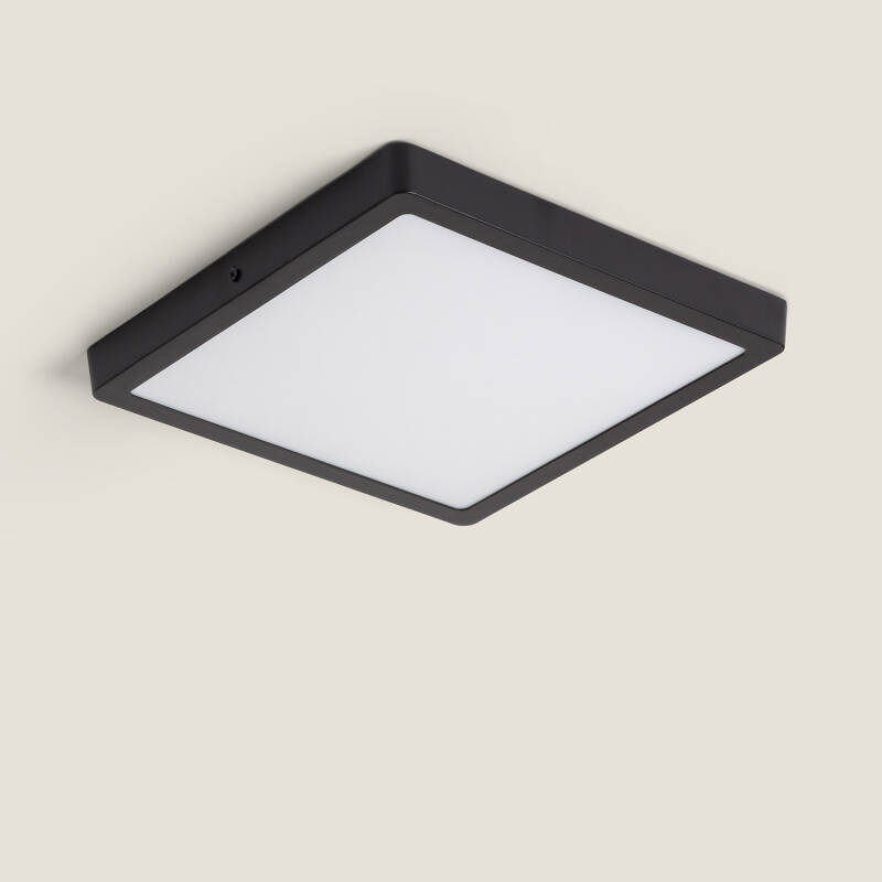 LEDKIA LED-Deckenleuchte 18W, Eckig, Silber, 225x225 Mm, 6000K Kaltweiß, 1420 Lumen