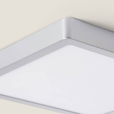 Image of 24W Galan Aluminium CCT Selectable SwitchDimm Slim Square LED Surface Lamp 280x280 mm 