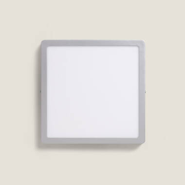 Image of 24W Galan Aluminium CCT Selectable SwitchDimm Slim Square LED Surface Lamp 280x280 mm 