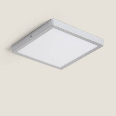 Plafoniera LED 24W Quadrata Alluminio 280x280 mm Slim CCT Selezionabile Galán SwitchDimm
