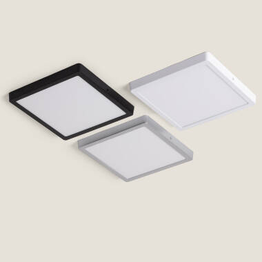 Image of 24W Galan Aluminium CCT Selectable SwitchDimm Slim Square LED Surface Lamp 280x280 mm 