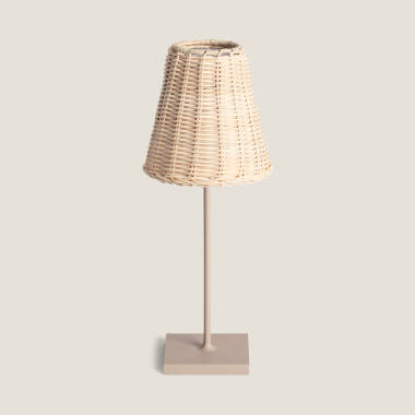 Medinilla Metal Portable Outdoor LED Table Lamp with USB Rechargeable Battery