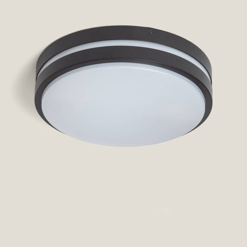 Image of Kadam Round Aluminium Outdoor Ceiling Lamp Ø285 mm 
