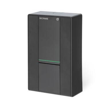 Lader Elektrische Auto´s SCAME 7,4kW Enkelfasige met Plug & Charge Contactdoos 205.W18-B0