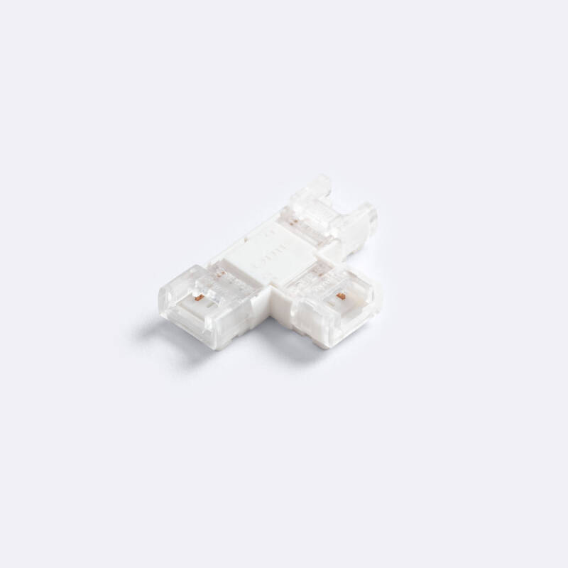 Image de Connecteur HIPPO "T" pour Ruban LED Monochrome 12-24V DC Largeur 8 mm