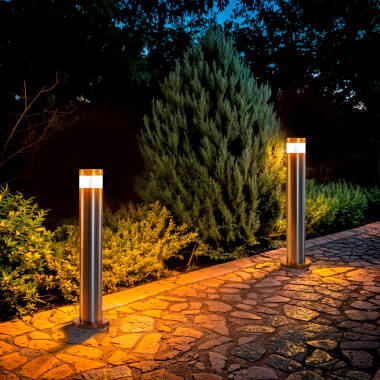 LED-Bodenleuchte Aussen 6W Oberfläche Fuss 50cm Inti Inox