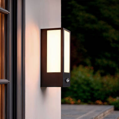 Gakom Opal Stainless Steel Outdoor Wall Lamp with Motion Sensor